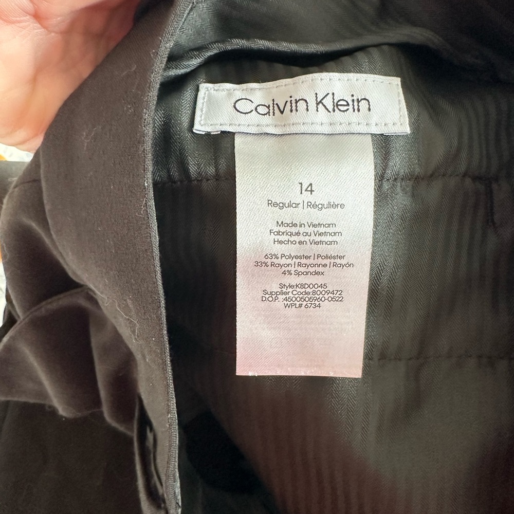 Black Boys Calvin Klein Dress Pants size 14